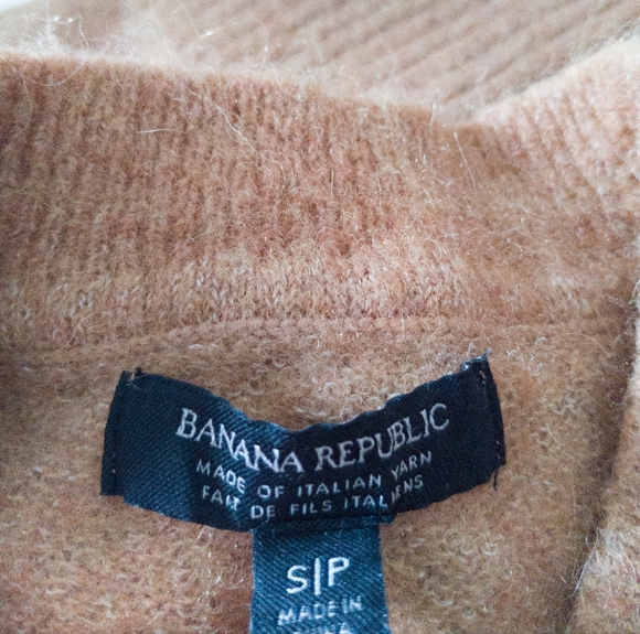 Banana Republic Ambra Sweater Camel Tan Size Small - Picture 3 of 8